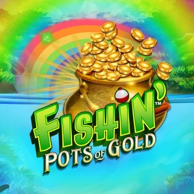 Fishin Pots Of Gold by Gameburger Studios, showcased at lizaroscasino.com – game logo