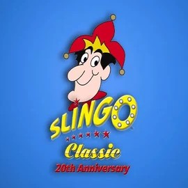 Slingo Classic 20th Anniversary game by Slingo – logo hosted on Lizaro Casino